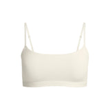 COTTON JERSEY SCOOP BRALETTE | BONE