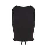 COTTON JERSEY TIE BACK TANK | SOOT