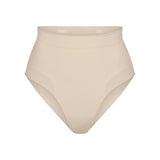 SEAMLESS SCULPT MID WAIST BRIEF | SAND