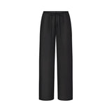SWIM COVER-UPS SHEER PANT | OBSIDIAN