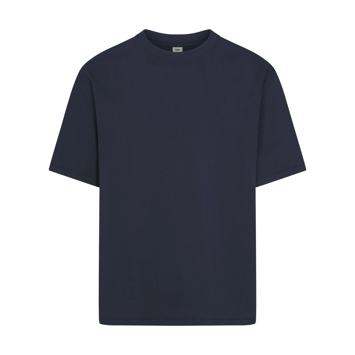 HEAVYWEIGHT COTTON MENS RELAXED T-SHIRT | BLUE BLACK