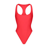 ICONIC SWIM RACERBACK ONE PIECE | CARMINE