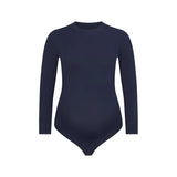 FITS EVERYBODY MATERNITY LONG SLEEVE BRIEF BODYSUIT | NAVY