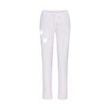 WORN IN JERSEY HEART STRAIGHT LEG PANT | SNOW
