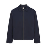 HEAVYWEIGHT FLEECE MENS SHERPA-LINED ZIP UP JACKET | NAVY