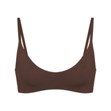 NikeSKIMS MATTE MICRO SCOOP BRA | DARK SEPIA