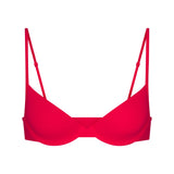 EVERYDAY COTTON UNLINED DEMI BRA | CARMINE