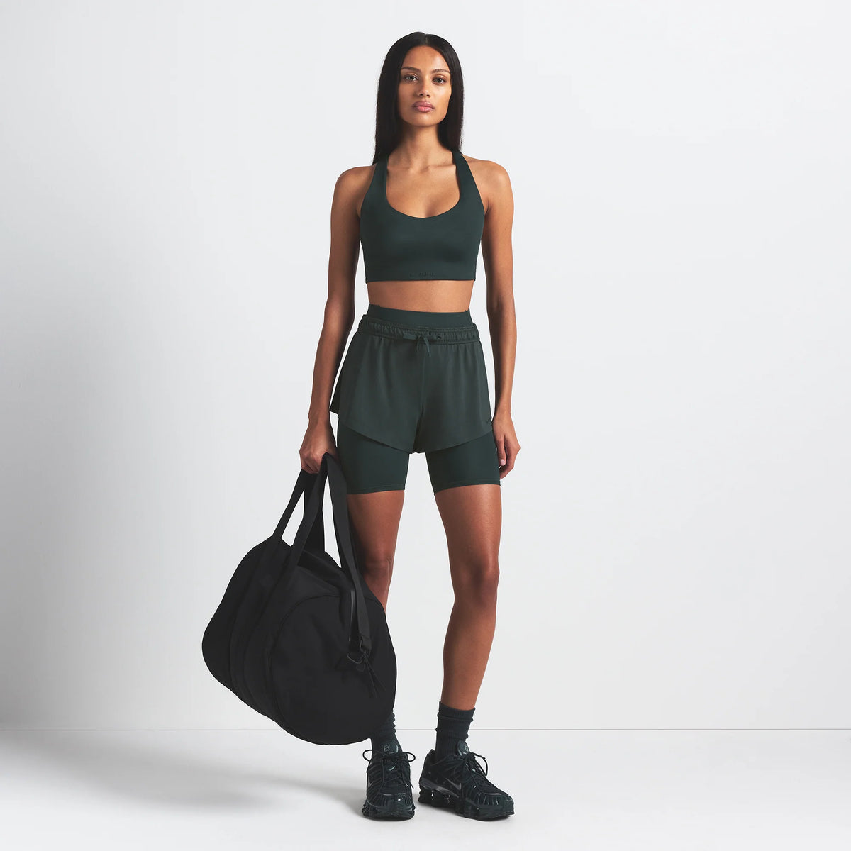 NikeSKIMS SHINE RACERBACK BRA | DARK TEAL