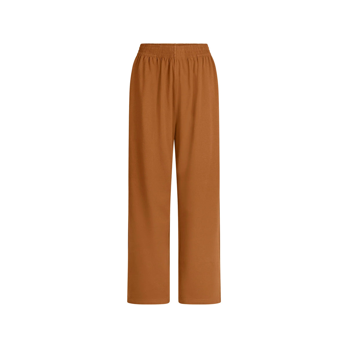 COTTON JERSEY WIDE LEG PANT | CHAI