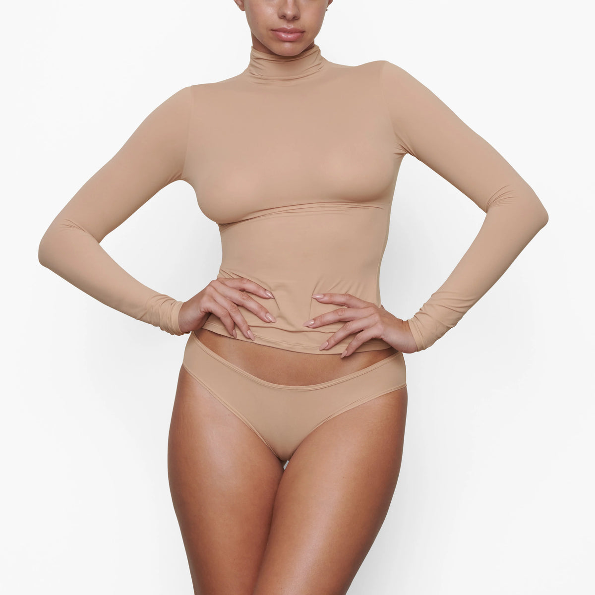 FITS EVERYBODY TURTLENECK TOP | CLAY
