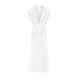 SKIMS ROMANCE LONG ROBE | IVORY