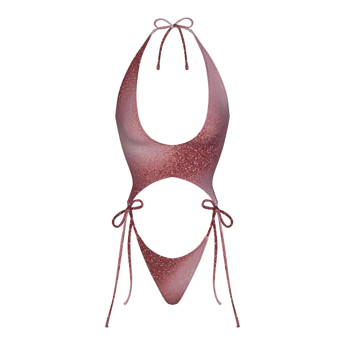 SIGNATURE SWIM PLUNGE MONOKINI | HENNA FK OMBRE PRINT
