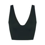 NikeSKIMS MATTE V-NECK BRA TOP | DARK TEAL