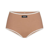 COTTON RIB BOY SHORT | SIENNA CONTRAST