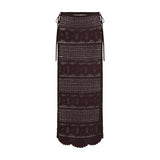 SWIM COVER-UPS CROCHET LONG SKIRT | PHOENIX