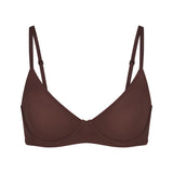 FITS EVERYBODY UNLINED DEMI BRA | COCOA