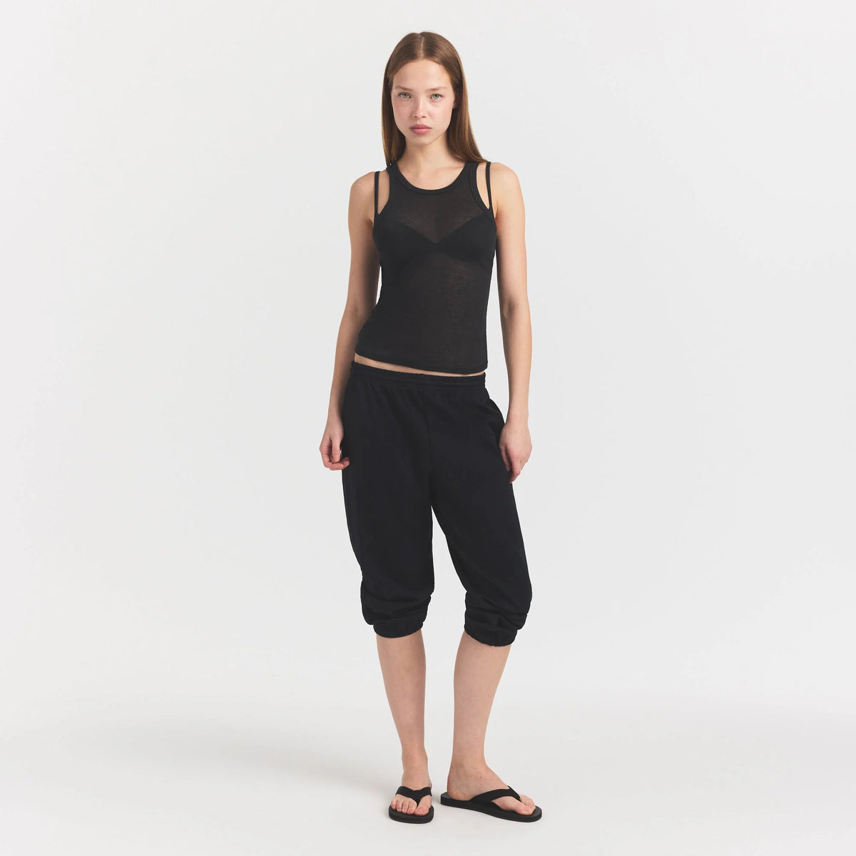 SHEER RIB TANK | SOOT