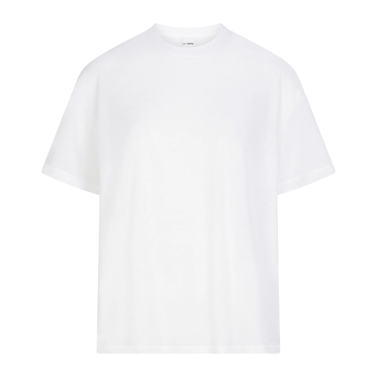 NikeSKIMS PERFORMANCE COTTON BLEND OVERSIZED SHORT SLEEVE TOP | SNOW