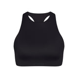 NikeSKIMS SHINE HIGH NECK BRA | OBSIDIAN