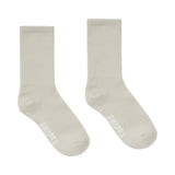 RIBBED CREW SOCK | BONE