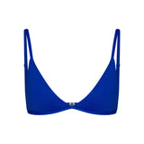 ICONIC SWIM TRIANGLE BIKINI TOP | COBALT