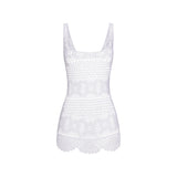 SWIM COVER-UPS CROCHET MINI TANK DRESS | SNOW