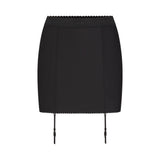 SKIMS BODY MINI GARTER SKIRT | ONYX