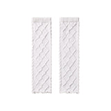 COZY LIGHT CABLE KNIT LEG WARMERS | IVORY