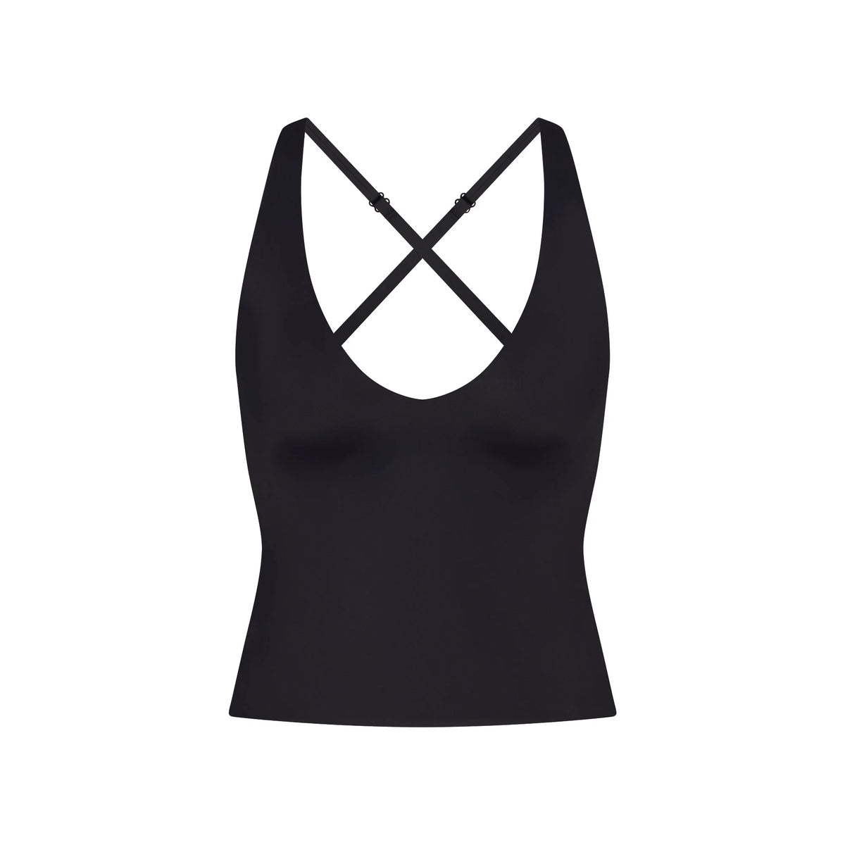 NikeSKIMS SHINE V-NECK TANK | OBSIDIAN