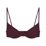 EVERYDAY COTTON UNLINED DEMI BRA | CURRANT