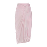 SWIM COVER-UPS SHEER SARONG | SOFT BLUSH