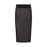 MESH COVER-UPS MIDI SKIRT | ONYX