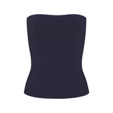 COTTON JERSEY TUBE TOP | NAVY