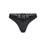 FITS EVERYBODY LACE DIPPED THONG | ONYX