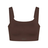 NikeSKIMS MATTE WIDE STRAP BRA | DARK SEPIA