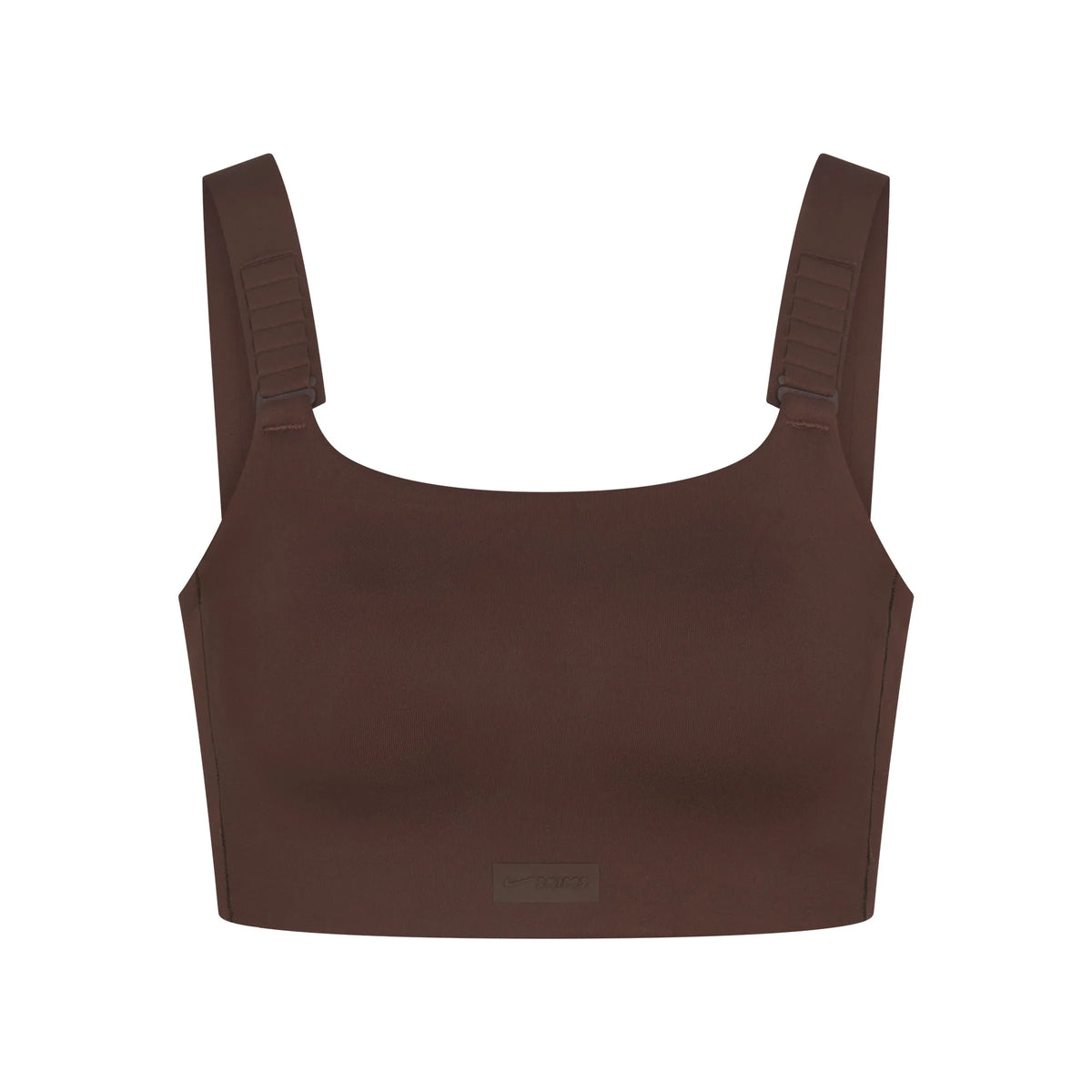 NikeSKIMS MATTE WIDE STRAP BRA | DARK SEPIA