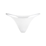 LIGHTWEIGHT COTTON STRING THONG | SNOW