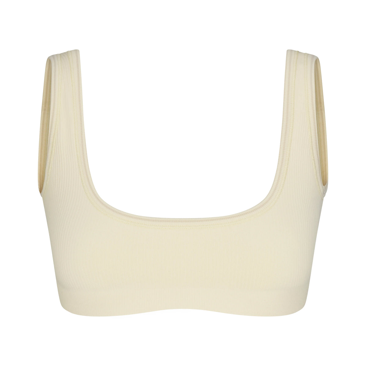 NikeSKIMS RIBBED SEAMLESS MICRO SCOOP BRA | LEMON DROP