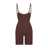 SEAMLESS SCULPT BUTT LIFTING OPEN BUST BODYSUIT | COCOA