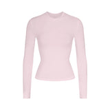 COTTON JERSEY LONG SLEEVE T-SHIRT | CHERRY BLOSSOM