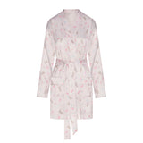 WOVEN SHINE ROBE | BARELY PINK SNACK BAG