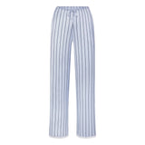 WOVEN SHINE LACE PANT | PERIWINKLE WIDE STRIPE