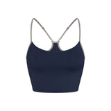 SIGNATURE SWIM CAMI TOP | NAVY CONTRAST