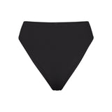 SIGNATURE SWIM HIGH-WAISTED BIKINI BOTTOM | ONYX