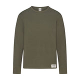 WAFFLE MENS LONG SLEEVE TOP | MILITARY GREEN