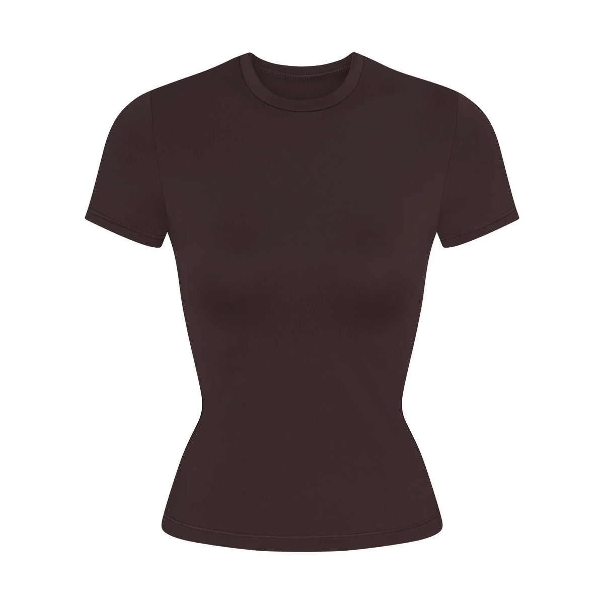 NikeSKIMS MATTE PADDED BABY T-SHIRT | DARK SEPIA