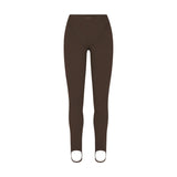 NikeSKIMS MATTE V-LINE STIRRUP LEGGING | DARK SEPIA