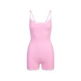 FITS EVERYBODY LACE ONESIE | BUBBLE GUM TONAL