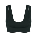 NikeSKIMS MATTE DOUBLE STRAP SCOOP BRA | DARK TEAL