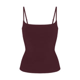 COTTON JERSEY CAMI | CURRANT